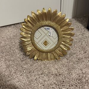 Gold Sunflower Frame - 3x3 Decorative Picture Frame